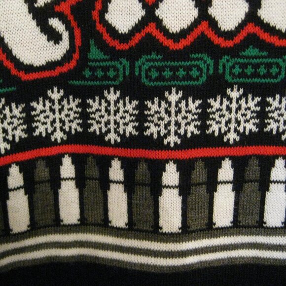 HTF Sabaton The Great Christmas Bullets Snowflakes Tanks Band Ugly Sweater - Picture 10 of 12